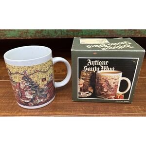 World Bazaar Inc Antique Santa Mug‎ Vintage Coffee Mug
